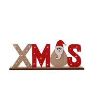 Christmas Fashion Letter Wood Party Ornaments 1 Piece main image 5