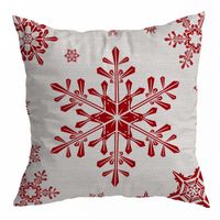 Cute Christmas Tree Linen Pillow Cases sku image 4