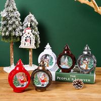 Christmas Fashion Santa Claus Snowman Plastic Party Ornaments 1 Piece main image 2