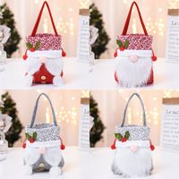 Christmas Fashion Solid Color Cloth Party Gift Bags 1 Piece main image 1