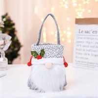 Christmas Fashion Solid Color Cloth Party Gift Bags 1 Piece sku image 2