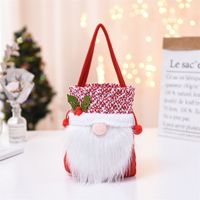 Christmas Fashion Solid Color Cloth Party Gift Bags 1 Piece main image 3