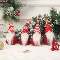 Weihnachten Süß Weihnachtsmann Nicht Gewebt Gruppe Hängende Ornamente 1 Stück main image 4
