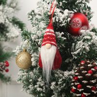 Weihnachten Süß Weihnachtsmann Nicht Gewebt Gruppe Hängende Ornamente 1 Stück sku image 1