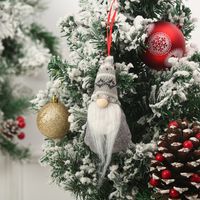 Weihnachten Süß Weihnachtsmann Nicht Gewebt Gruppe Hängende Ornamente 1 Stück sku image 2