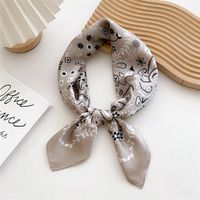 Women's Fashion Flower Polyester Printing Polyester Scarves sku image 7