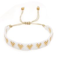 Einfacher Stil Herzform Glas Perlen Paar Armbänder 1 Stück main image 3