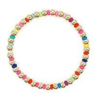 Fashion Round Soft Clay Beaded Women's Bracelets 1 Piece main image 4