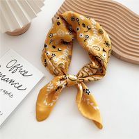 Women's Fashion Flower Polyester Printing Polyester Scarves sku image 8