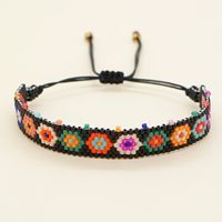 Estilo Étnico Flor Vidrio Con Cuentas Mujeres Pulsera 1 Pieza sku image 1