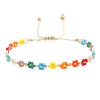 1 Piece Bohemian Hexagram Glass-like Synthetic Material Beaded Couple Unisex Bracelets sku image 1