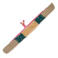 Simple Style Geometric Fabric Beaded Braid Women's Bracelets sku image 1