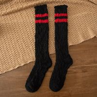 Women's Fashion Stripe Cotton Polyester Jacquard Ankle Socks sku image 1