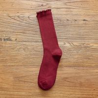 Women's Sweet Solid Color Cotton Ankle Socks sku image 1