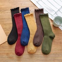 Women's Sweet Solid Color Cotton Ankle Socks main image 1