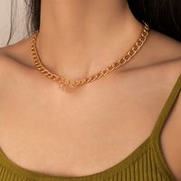 Simple Style Geometric Alloy Plating Women's Necklace 1 Piece main image 1