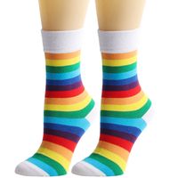 Unisex Fashion Stripe Cotton Ankle Socks sku image 2