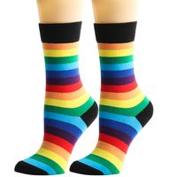 Unisex Fashion Stripe Cotton Ankle Socks sku image 1