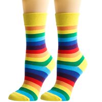 Unisex Fashion Stripe Cotton Ankle Socks sku image 5