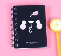 Cute Study Stationery Cartoon Mini Coil Notebook Notepad sku image 6