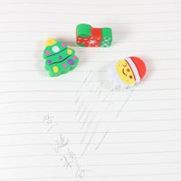 New Zipper Bag Eraser Student Stationery Christmas Gift 1 Set main image 3