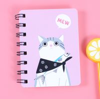 Cute Study Stationery Cartoon Mini Coil Notebook Notepad sku image 4