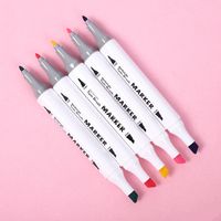 Creative Portable Boxed Marker Pen Double-headed Triangle Paintbrush 1 Set main image 2