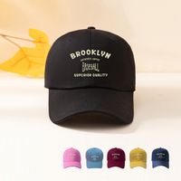 Unisex Basic Letter Curved Eaves Baseball Cap main image 6