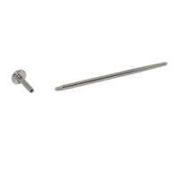 Simple Style Geometric Stainless Steel Polishing Belly Ring Ornament Needle 1 Piece main image 4