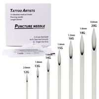 Basic Solid Color Steel Puncture Needle 1 Set main image 6