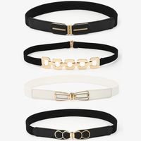 Simple Style Solid Color Pu Leather Women's Leather Belts 1 Piece main image 1