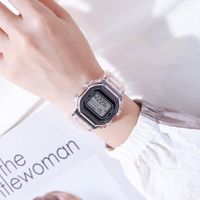 Sports Solid Color Buckle Electronic Women's Watches main image 3