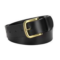 Fashion Solid Color Leather Buckle Women's Leather Belts 1 Piece main image 4