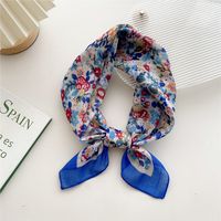 Women's Sweet Flower Cotton And Linen Printing Cotton Linen Scarves sku image 15
