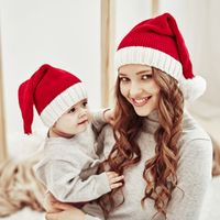 للجنسين عيد الميلاد كتلة اللون بوم بومس إفيلس قبعة من الصوف main image 3