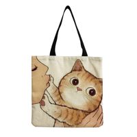Women's Cute Cat Shopping Bags sku image 1