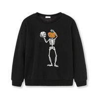 Halloween Fashion Cartoon Printing Cotton T-shirts & Shirts main image 5