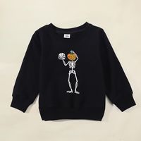 Halloween Fashion Cartoon Printing Cotton T-shirts & Shirts main image 4