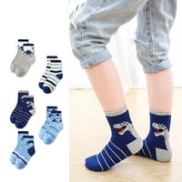 Men's Cute Animal Stripe Cotton Ankle Socks sku image 11