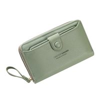 Women's Letter Pu Leather Zipper Wallets main image 5