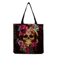 Women's Original Design Skull Shopping Bags sku image 1