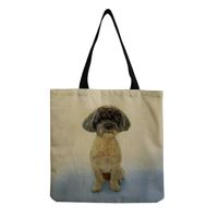 Women's Cute Dog Shopping Bags sku image 4