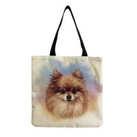 Women's Cute Dog Shopping Bags sku image 7