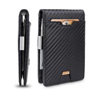 Men's Solid Color Leather Flip Cover Wallets sku image 1