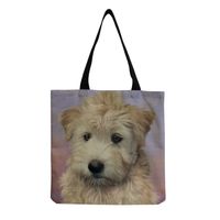 Women's Cute Dog Shopping Bags sku image 5