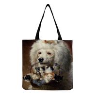 Women's Cute Dog Shopping Bags sku image 9