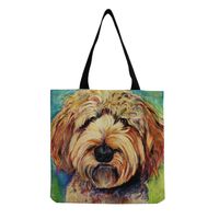 Women's Cute Dog Shopping Bags sku image 6