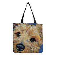 Women's Cute Dog Shopping Bags sku image 10