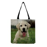 Women's Cute Dog Shopping Bags sku image 15