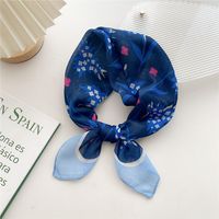 Women's Sweet Flower Cotton And Linen Printing Cotton Linen Scarves sku image 4